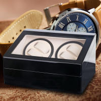 Estuche de exhibición de almacenamiento de bobinadora de reloj, rotación automática, caja organizadora de regalo, ligero, duradero, 4 + 6, nuevo - details 2