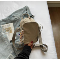 Bolso de teléfono móvil casual y simple de doble capa, bolso de mensajero, nueva moda y versátil para mujer 2025 y bolso pequeño ligero de color sólido - details 14