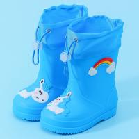 Botas De Lluvia Infantiles Dibujos Animados Con Cordón Elástico Impermeables Antideslizantes Para Niños Y Niñas Viaje Al Aire Libre Todas Las Estaciones - details 9