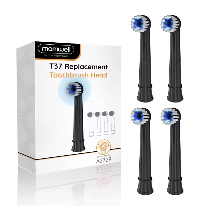 4 Uds A2729 cabezal de cepillo reemplazable para cepillo de dientes Mornwell T37 - 1