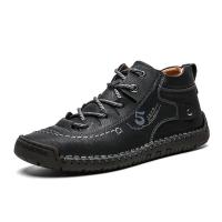 Zapatos informales de cuero hechos a mano para hombre, mocasines de invierno con piel, zapatos cómodos para caminar, zapatos planos para hombre, gran oferta - details 24
