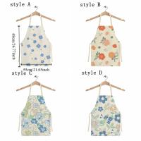 Delantal de cocina grueso y duradero, delantal ajustable resistente a la suciedad para barbacoa, delantal de cocina de moda resistente a las manchas, jardinería - details 0