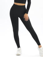 Mallas de Yoga sin costuras para mujer, pantalones deportivos de cintura alta, Leggings de gimnasio, pantalones de entrenamiento de realce, Leggings para correr y Fitness - details 9