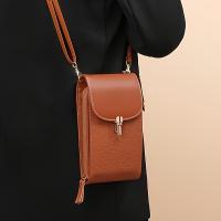 Bolso de Mano Pequeño de Cuero Genuino para Mujer, Bolso Bandolera con 8 Ranuras para Tarjetas, Porta Identificación, Bolsillo con Cremallera, Diseño de Ratán, Piel de Vaca, para Llevar al Hombro, para la Oficina, para Viajar, para Regalo de Cumpleaños - details 2