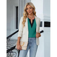 Elegante Blusa de Verano 2025 para Mujer Cuello en V, Manga Corta, Diseño de Pétalo, Ligera y Fresca Envío Rápido - details 17