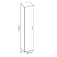 armario auxiliar, armario multiusos, armario multiusos interior, mueble multiusos, armario limpieza