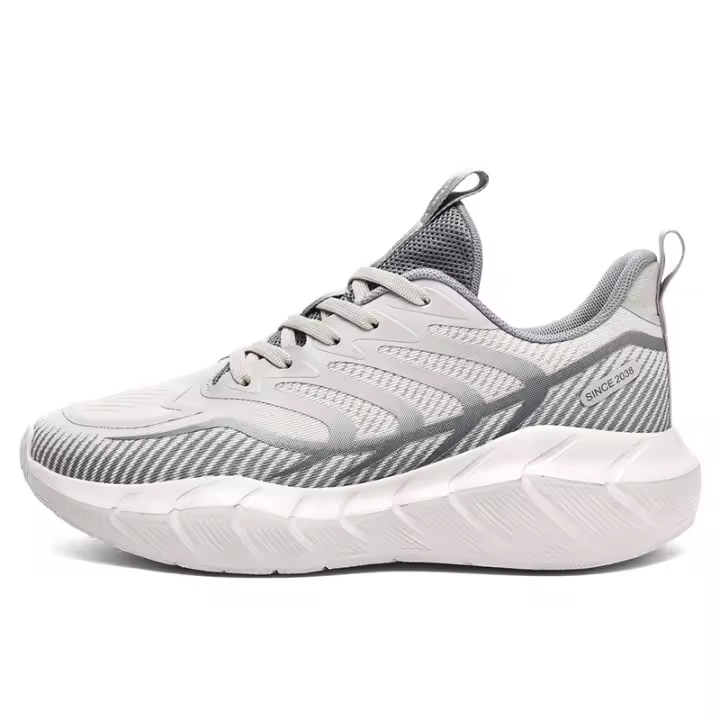 Nuevas zapatillas transpirables de malla, zapatillas de correr cómodas de suela blanda antideslizantes - 1