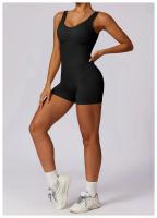 Seamless One-piece Yoga Clothing High-intensity Sweat Wicking Threaded Elastic Sports Tight Fitness One-piece Clothing Female - details 10