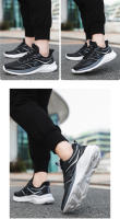 Nueva tendencia de moda, zapatos para correr versátiles, zapatos pegajosos y geniales, zapatos deportivos iguales para hombres y mujeres, zapatos casuales transpirables de malla de seda de hielo. - details 11