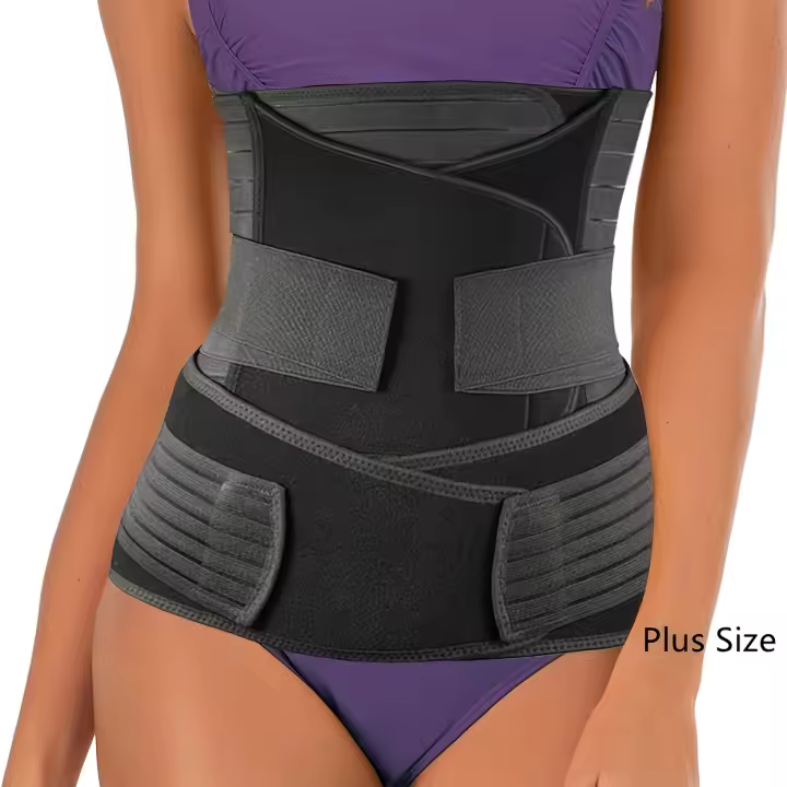 Soporte posparto 3 en 1: recuperación del vientre/cintura/pelvis cinturón faja adelgazante - 1
