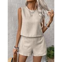 Conjunto de Verano 2025 para Mujer Top Sin Mangas y Shorts Cortos Estilo Casual y Deportivo - details 2