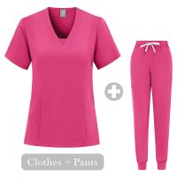 Uniforme médico para quirófano, conjunto de gomas de trabajo para hospital, suministros de enfermería, traje de cirugía dental para enfermera, ropa de trabajo. - details 10