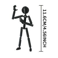 Muñeco articulado multiarticulado, juguete de impresión 3D, maniquí móvil impreso en 3D, modelo novedoso de muñeco, robot ensamblado. - details 0