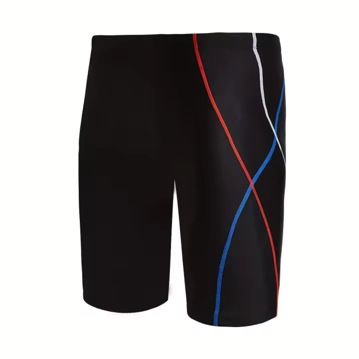 Bañador De Compresión Para Hombre, Traje De Baño Competitivo De Secado Rápido Para La Playa , La Piscina, Al Aire Libre, Ropa De Baño - 1