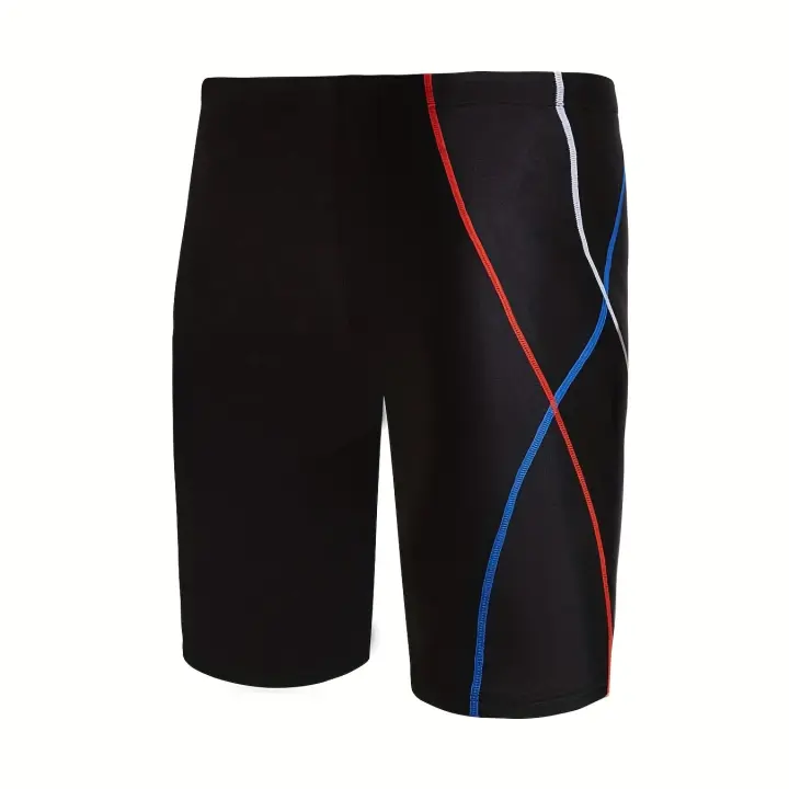 Bañador De Compresión Para Hombre, Traje De Baño Competitivo De Secado Rápido Para La Playa , La Piscina, Al Aire Libre, Ropa De Baño - 1