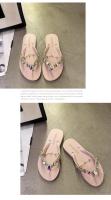 Nuevas Sandalias de Verano para Mujer 2025 Diamantes de Imitación, Estilo Playero, Viento, Moda, Talón Inclinado, Antideslizantes - details 28