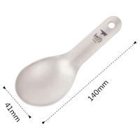 Cuchara de titanio, villa antibacteriana para acampar al aire libre de 140 mm, cucharas para niños y bebés - details 1