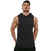 Nueva Camiseta de Algodón para Hombre 2025 Camiseta sin Mangas con Capucha - details 0