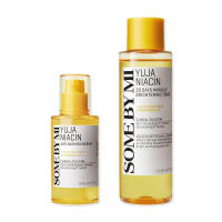 SOME BY MI Yuja Niacin Anti + 30 días Miracle Brightening 1.69Oz+5.07Oz Niacinamida Vitamina C Suero Tónico Pigmentación y - details 0