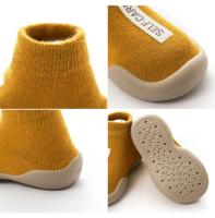 Zapatos de primeros pasos para bebé, niño pequeño, niño y niña, suela de goma suave, zapatos casuales descalzos, botines de punto antideslizantes - details 12