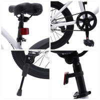 Bicicleta de Montaña de Acero de Alto Carbono y PU para Niños Estilo Clásico Duradero Belleza - details 8