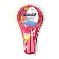 Con 3 bolas, raquetas para niños, lanzadera de aleación de hierro, juego de bádminton, juguete antideslizante para niños, juego familiar - details 2