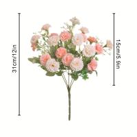 Flores Artificiales de Hortensia 20 Cabezas para Decoraciones de Boda, Hogar, Hotel - details 5