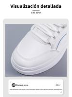 Nuevos Zapatos Deportivos Y De Ocio Versátiles, Zapatos De Tablero De Aumento De Plataforma - details 4