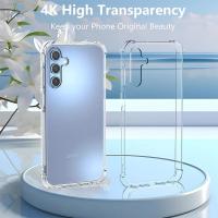 A05 A05S A35 A04 A14 A24 A35 funda suave de silicona transparente a prueba de golpes para Samsung Galaxy A55 A54 A53 A52 A52S A51 A50 5G fundas de teléfono - details 4