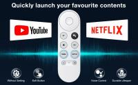 Mando a distancia de repuesto por voz, Compatible con Google Chromecast 4K Snow Smart TV Streaming Stick, G9N9N - details 1
