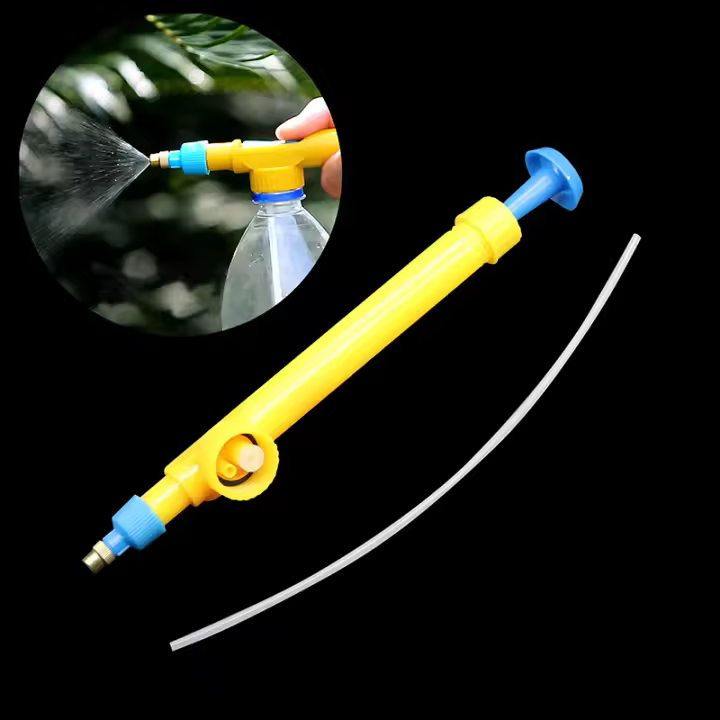 Bomba de aire Manual de alta presión, pulverizador ajustable para botella de bebida, boquilla de cabezal de pulverización, herramienta de riego de jardín, herramientas agrícolas - 1