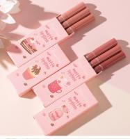 Tinte Labial Natural,Barra de Labios, conjunto de 3 esmaltes de Labios mate de terciopelo, Brillo de Labios Femenino Antiadherente, Color Nude - details 9