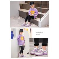 Zapatos deportivos de marca para niños, zapatillas transpirables de malla para niñas, zapatillas informales rosas para estudiantes, zapatillas antideslizantes para correr para niños - details 16