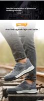 Zapatos de Trabajo de Verano GUYISA Zapatillas Ligeras para Hombres con Punta de Acero y Malla - details 3