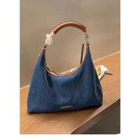 Bolso De Las Axilas De Mezclilla Informal Vintage Bolso De Mano De Gran Capacidad Bolso De Cubo De Hombro De Moda - details 12