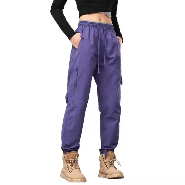 Pantalones de escalada ligeros impermeables para mujer, pantalones de senderismo cómodos y transpirables para hombre, pantalones deportivos a prueba de viento para exteriores - 1