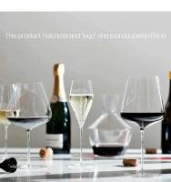 Copa de vino hecha a mano de cristal para banquete de lujo, copa clásica de estilo Zalto perfecta, extremadamente fina, maestra - details 4