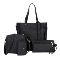 4 unids/set mujeres niñas bolso portátil de alta capacidad bolso cruzado bolso de hombro cartera monederos - details 4