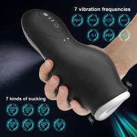 Masturbador masculino de bolsillo automático, potente masajeador de succión al vacío, mamada vibratoria, succión, Juguetes sexuales hine para hombres - details 1