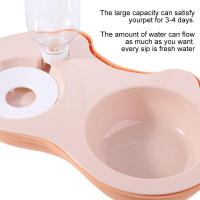 Cuencos desmontables creativos para mascotas, cuenco de alimentación doble de PP para perros, dispensador de agua automático antigolpes, suministros para mascotas - details 14