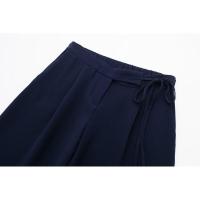 BUNO- cazadora lisa a la moda para mujer, abrigo con bolsillos, cuello en V, manga larga con una hilera de botones, trajes elegantes para mujer - details 19
