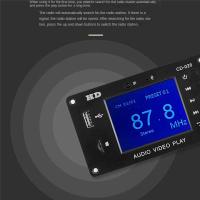 Reloj despertador portátil para coche, dispositivo con pantalla TFT de 5,0 pulgadas, Mp5, Bluetooth 2,8, formato completo, HD, sin pérdidas, módulo de Audio FM - details 3