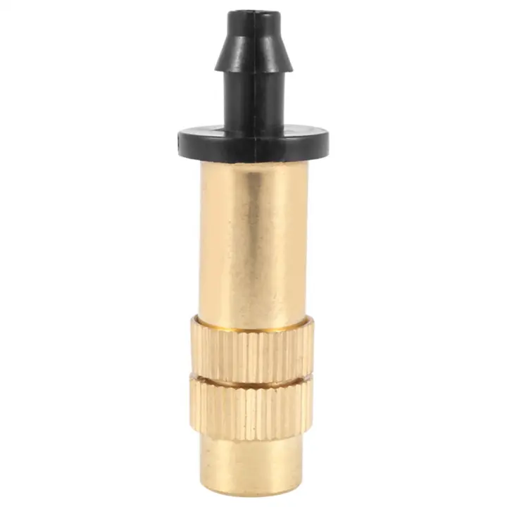 Boquilla de riego de cobre ajustable, cabezal de aspersor de niebla de agua, Mini accesorios de nebulización para invernadero, 30 Uds. - 1