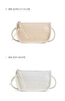 Nuevo bolso tejido de cuero de moda y ligero para mujer, bolso pequeño exquisito de alta gama, bolso de mensajero de hombro - details 18