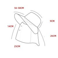 Gorra de Té Transpirable Sombrero de Trabajo Agrícola de Moda al Aire Libre - details 0