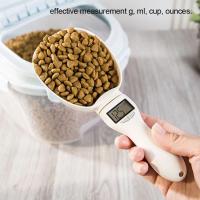 Taza medidora eléctrica de comida para mascotas, taza de comida para perros y gatos, báscula Digital de cocina con pantalla LED - details 4