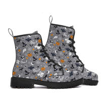 Pantalones cortos de Halloween para mujer, estilo británico, europeo y americano, estampado de dibujos animados, talla grande, otoño e invierno - details 0
