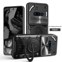 Para Nothing phone 3A Funda protectora de grado militar Funda trasera protectora de cámara reflectante omnidireccional con soporte - details 11