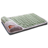 Cama para perros de tamaño mediano, lavable, impermeable, cálida, para gatos de interior, cama tipo percha, liquidación, bonito sofá para gatitos, cojín rectangular económico, cama para perros pequeños, alfombra mullida divertida para mascotas PBD008-50gr - details 5