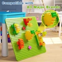 Infantil, Mesa de Actividades Construccion y Silla con 128 Piezas Juguetes de Creativos Grandes Clásicos para Niñas, Rosa - details 18
